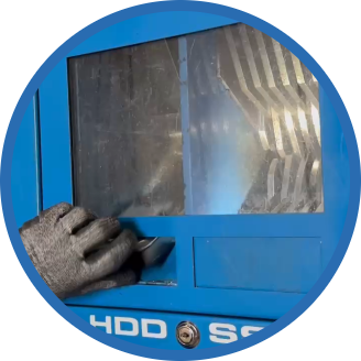 Data doesn't go away by deletion - Utilize media and hard drive destruction services