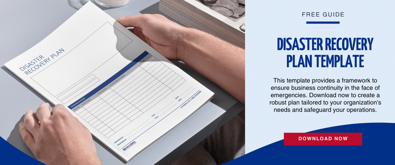 Download the Disaster Recovery Plan Template